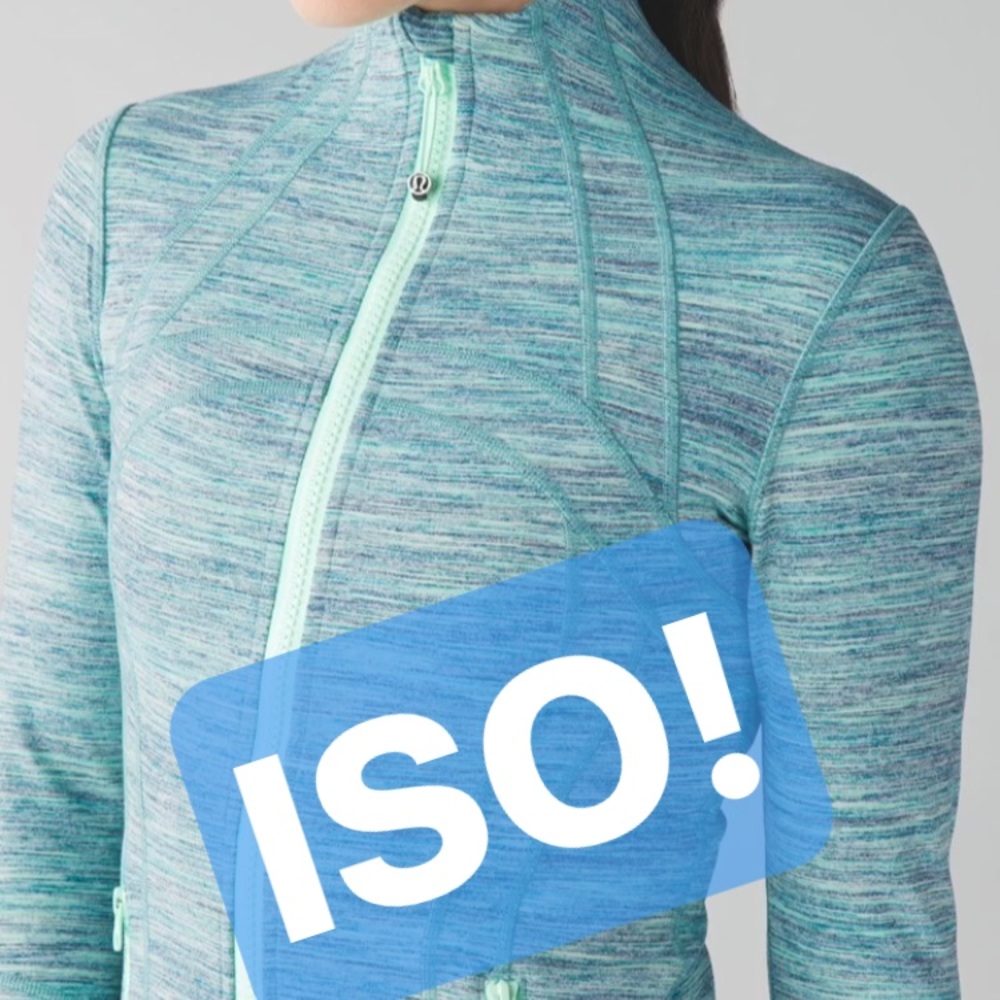 ISO Lululemon Define Alberta Lake/Teal